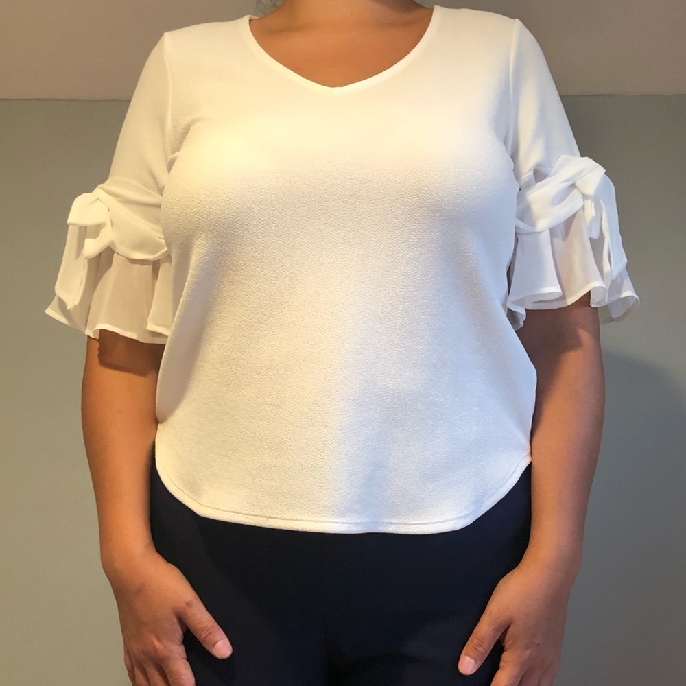 New York&Company White Blouse